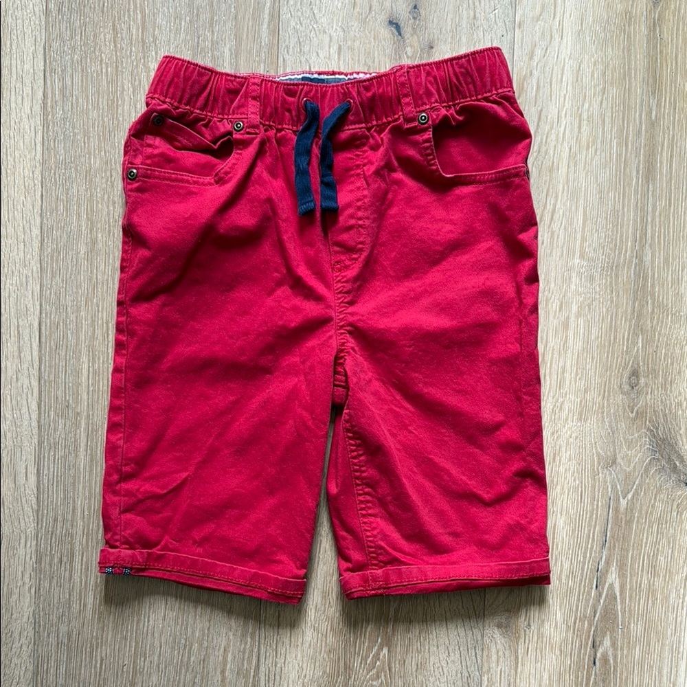 Gymboree Red Kids Shorts with Navy Drawstring